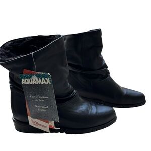 New Canada Toe Warmers Vail Aquamax Black Waterproof Leather Boots